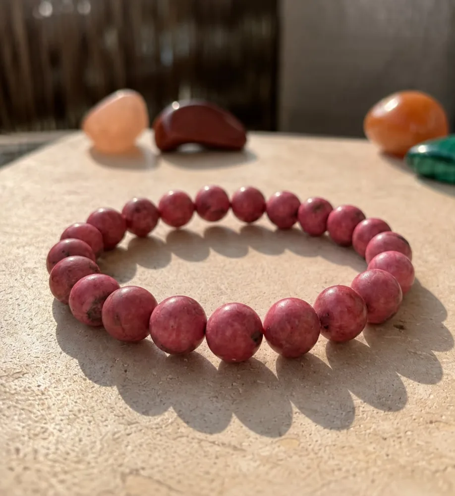 Bracelet en Rhodonite