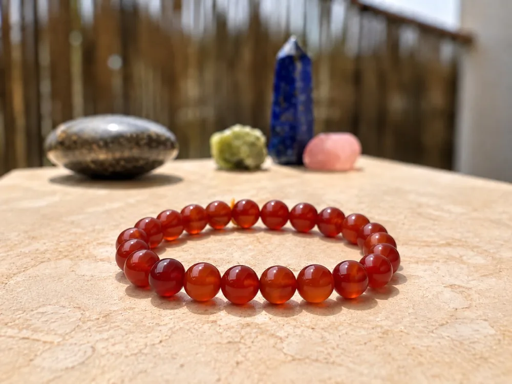 Bracelet en Cornaline