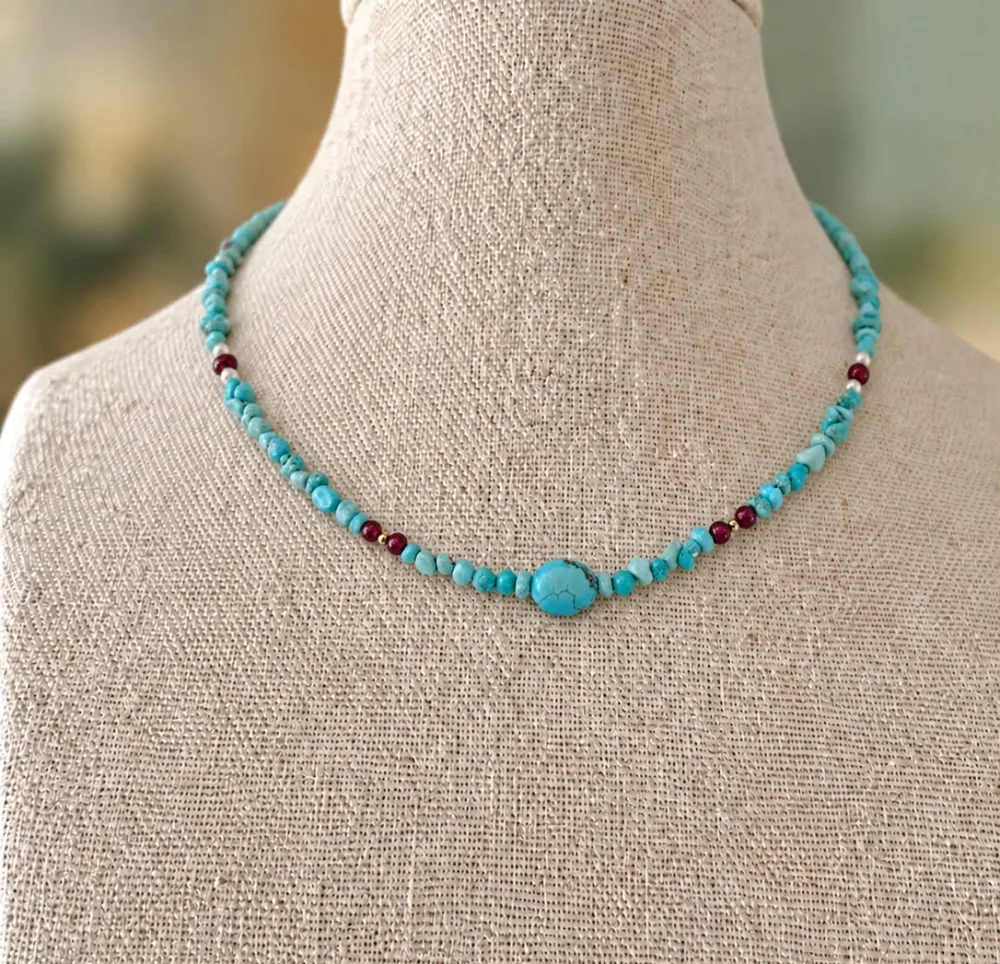 Collier Turquoise Lagon